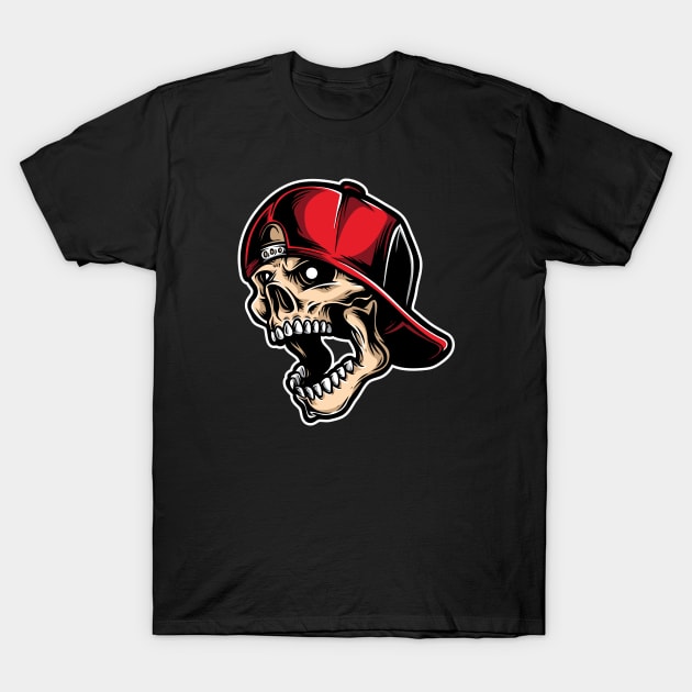 Hardcore Skull T-Shirt by PhatStylez